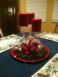 Wine Glass Table Decoration With Charger Simple Christmas Decor Christmas Diy Simple Christmas