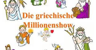 Die Griechische Millionenshow Frage 1 Poseidon War Zeus Bruder Und Der Gott A Des Himmels B Des Meeres Und Der Gewasse Griechisch Griechisches Theater Zeus