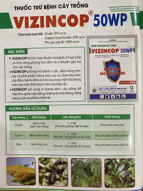 Vizincop 50WP