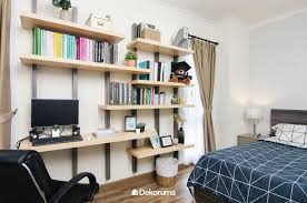 Kamar yang menyatu dengan ruangan kerja. Tata Ulang Kamarmu Dengan 5 Desain Ini Lebih Fresh Bikin Betah