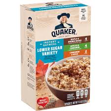 Oats being rich in minerals, vitamins and proteins. Quaker Instant Oatmeal Lower Sugar Variety Pack 10 Packets Walmart Com Walmart Com