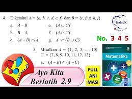 Kunci jawaban matematika kelas 7 halaman 171 semester 2. Ayo Kita Berlatih 2 9 Nomor 3 4 5 Kelas 7 Smp Mts Semester 1 Himpunan Mtk Paket Bse Halaman 171 172 Youtube