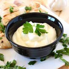 Garlic Dip - Toomeyah - Amiras Pantry In 2021 Garlic Dip Condiment Recipes Middle East Food