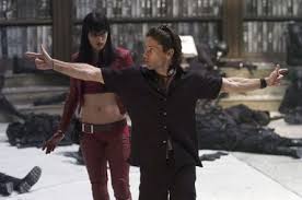 Director Kurt Wimmer With Mila Jovovich On The Set Of Ultra Violet Josephporro Heroines Cinema