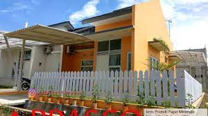 Untuk tipe buka tutup anda tidak. Pagar Minimalis Cantik Model Klasik Eropa Kayu Cat Putih Di Wonderland Residence Jual Kanopi Tralis