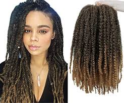 Synthetic marley braid hair afro kinky new style twist. 4 Packs Marley Braiding Hair Afro Kinky Extensions Twist Crochet Braids Synthetic Hair 18 Inch 1b 27 Amazon Co Uk Beauty