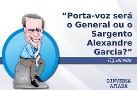 Alexandre garcia não só foi cotado como também foi sondado pela equipe do presidente jair certa vez, em casa, minha mulher irrompeu ao banheiro com um ultimato: Porta Voz Sera O General Ou O Sargento Alexandre Garcia Conversa Afiada