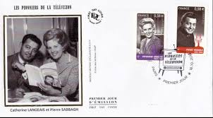 Il fait un enregistrement sonore, sans autorisation, de l'exécution de pierre laval le 15 octobre 1945 à la prison de le 10 décembre 1954, il épouse la présentatrice de télévision catherine langeais. Pierre Sabbagh Pionnier De La Television Philatelie Pour Tous