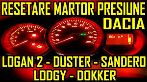 Ce indică martorii de bord la dacia. Resetare Martor Presiune Roti Dacia Logan 2 Duster Sandero Dokker Lodgy Youtube