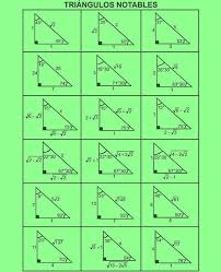 TRIÁNGULOS RECTÁNGULOS NOTABLES