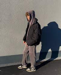Air Jordan Streetwear Men Outfits Streetwear Outfit Mens Winter Fashion