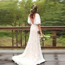 Modest plus size boho bohemian wedding dresses 2017 sheer sleeveless chiffon beach garden lace bridal ball gowns sweep train. Lorie Boho Wedding Dress Plus Size V Neck Cap Sleeves Lace Bride Dress Custom Made Wedding Gown Free Shipping Robe De Mariee Wedding Dresses Aliexpress