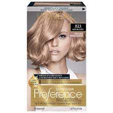 L Oreal Superior Preference Fade Defying Colour Shine System 823 Rose Blonde Rose Blonde Hair Color Rose Gold Permanent Hair Color