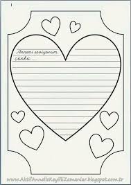Pin By Tc Zeynep Sevin On Yuva Mothers Day Crafts Coloring Pages Preschool Valentines