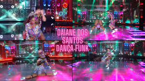 Nota 10! Fazendo história! Daiane dos Santos dança funk na dança dos  famosos 