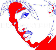 Download 30+ sunset scenery painting easy for kids. How To Draw Tupac Shakur Step By Step Drawing Guide By Dawn Dragoart Com