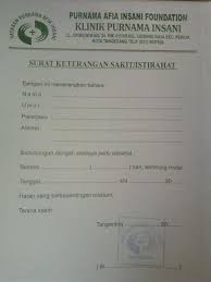 Download contoh surat izin sakit dari do. Download Contoh Surat Dokter Di Malang Surat 29