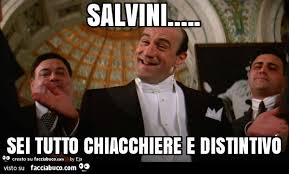 Mayólica a un paso de ser el distintivo de dolores hidalgo. Salvini Sei Tutto Chiacchiere E Distintivo Facciabuco Com