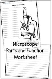 Microscope Parts And Function Activities Microscope Lesson Worksheets For Kids Microscope Activity