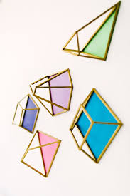 Diy Geometric Wall Decor Ruffled Geometric Art Diy Geometric Wall Decor Diy Backdrop