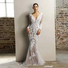 Zattcas womens vintage floral lace long sleeve wrap v neck party long maxi dress. Long Sleeve Wedding Dresses Online Australia Sydney Melbourne Brisbane Adelaide Canberra Perth Fashionably Yours
