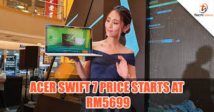 The acer swift 7 features some pretty impressive specs bundled into a super compact device weighing only 890 grams and thinness of only 9.95mm. Acer Swift 7 Malaysia Price Technave