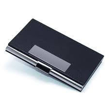 Monogrammed by hand, these personalized business card cases are polished and professional. Rfid Credit Name Card Holder Metal Business Id Cardholder Pu Card Box Bag Organizer Mini Wallet Men Minimalist Leather Card Case Buy Leather Card Case Card Case Leather Card Case Pu Product On