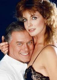 Larry Hagman and wife Maj at Southfork Ranch. 2004. #Dallas