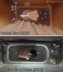 This Particular Shot Of Marion In The Bathtub Which Is Followed By Her Screaming Underwater In Requiem For A Dream 2000 Is An Exact Replica Of A Scene From Th Japanese