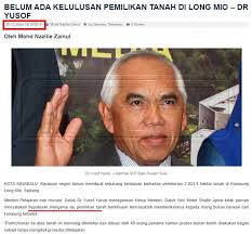 Kami sedang memantau situasi kabut asap saat ini dan jika ada kebutuhan untuk menutup sekolah, kami akan mengumumkannya, kata menteri pendidikan dan inovasi malaysia, datuk dr yusof yacob, seperti dikutip dari media lokal malaysia, the star, minggu (15/9/2019). Terbongkar Skn Luluskan Tanah Atas Nama Mentua Isteri Kini Disiasat Sprm