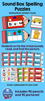 The Sound Box Spelling Puzzles Are A Hands On Way For Children To Learn How To Read And Spell They Can Quickly Become Reading Words Sound Boxes Initial Sounds