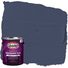 Cyan is a secondary color of light , along with magenta and yellow. Glidden Hep Interior Paint And Primer Federal Blue Blue 1 Gallon Semi Gloss Walmart Com Walmart Com