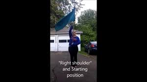 Color Guard Flag Moves For Beginners Color Guard Flags Color Guard Colour Guard