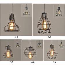 15% coupon applied at checkout save 15% with coupon. Buy Black Industrial Iron Pendant Lamp Shade Light Bulb Cage Lighting Fixtures At Affordable Prices Free Shipping Real Reviews With Photos Joom