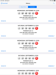 67 curious payouts for powerball chart