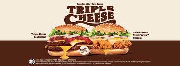 Burger king has launched limited time triple cheese burger. Burger King Kk Startseite Facebook
