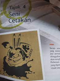 Seni cetak ialah proses penghasilan karya seni melalui teknik percetakan, biasanya di atas kertas. Tajuk 4 Seni Cetakan Tingkatan 2 Arts Quiz Quizizz