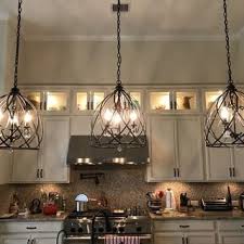 Franklin Iron Works Bell Cage 22 High Metal Mini Chandelier Y2303 Lamps Plus Farmhouse Light Fixtures Kitchen Lighting Fixtures Rustic Country Kitchens