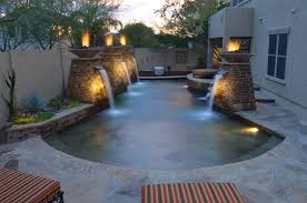 Combine water and fire for a impactful backyard focal point! Fire And Water Elements Landscaping Network