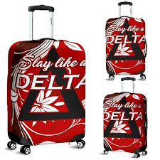 Delta Sigma Theta Luggage Bag Cover Delta Sigma Theta Delta Sigma Theta Gifts Delta Sigma Theta Sorority