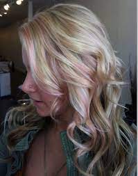 rose gold highlights haarfarben haare