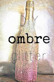 Vintage Movement Diy Ombre Glitter Champagne Bottle How To Guide Glitter Champagne Bottles Glitter Diy Bottles Decoration