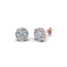 Check spelling or type a new query. Invisible Set Round Diamond Stud Earring In 14k Rose Gold Fascinating Diamonds