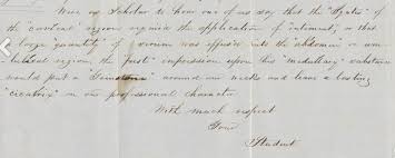 English informal letter example on: Caitlin G Deangelis On Twitter Some Absolute Asshole In The Medical School Who Wrote A Letter To The Dean In 1848 Complaining About All The Words Individual Faculty Members Mispronounced And Including