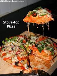 Stove Top Pizza Or No Oven Pizza Or No Bake Pizza Pizza Bake Cooking Recipes Cheesy Pizza Recipe