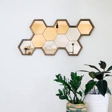 35 Ways To Decorate With Mirrors Mirror Decor Hexagon Mirror Honefoss