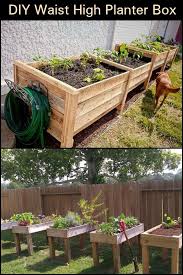 Diy Waist High Planter Box Vegetable Garden Raised Beds Diy Raised Garden Raised Garden