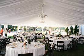 Crane Cottage Tent Reception Georgia Wedding Cottage Wedding Tent Reception