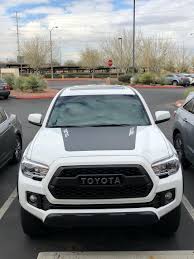 First gen v6 tacoma owners where are both knock sensors located. Toyota Tacoma Hood Decal Toyota Tacoma