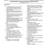 CC2541 SimpleLink™ Bluetooth® low energy and proprietary ...